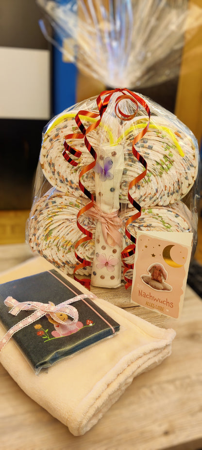 🦋Windelschmetterling – individuelles Windelgeschenk zur Geburt