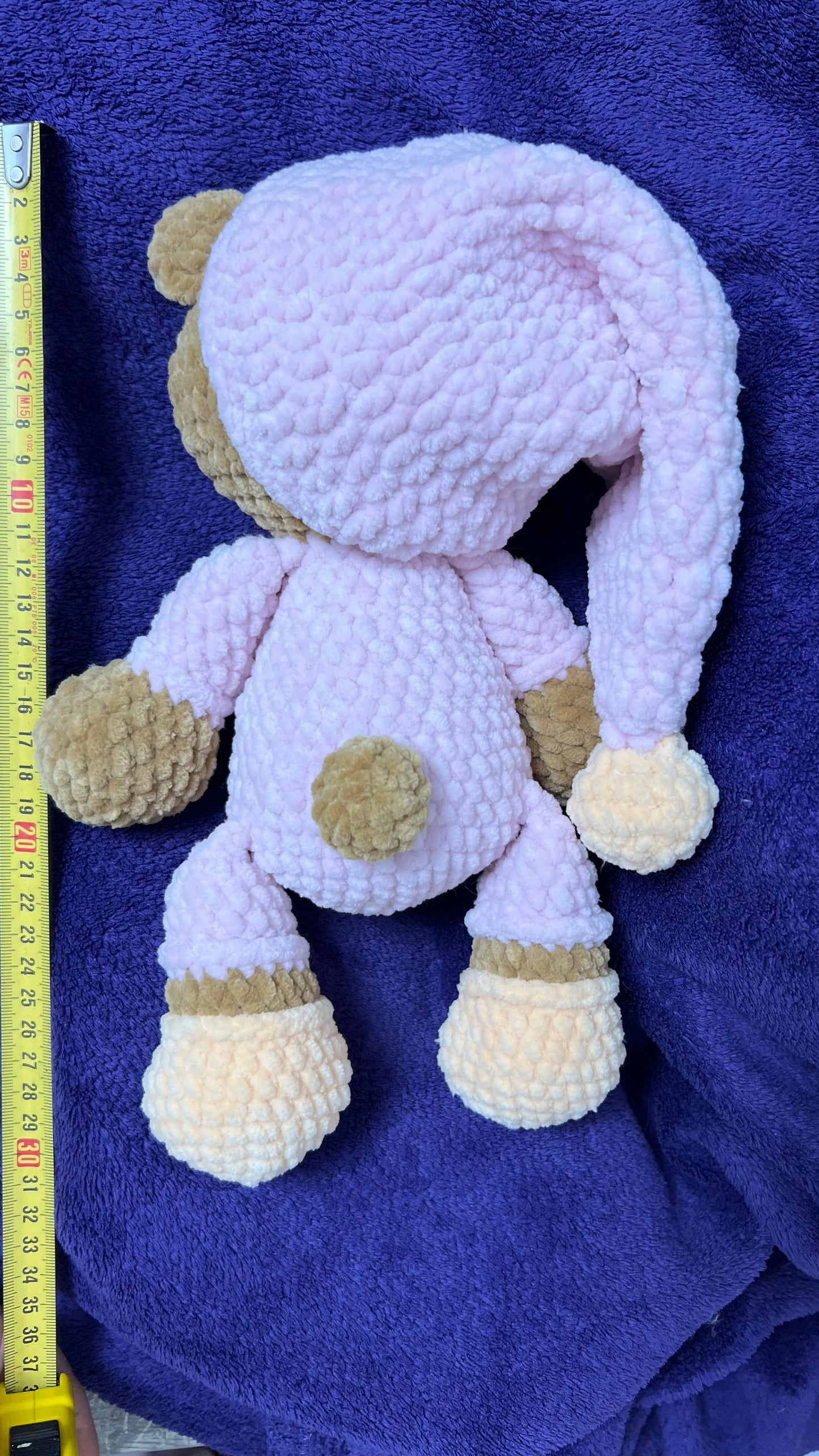 ✨ Nuni – dein kleiner Traumzeit-Bär im Schlummer-Pyjama