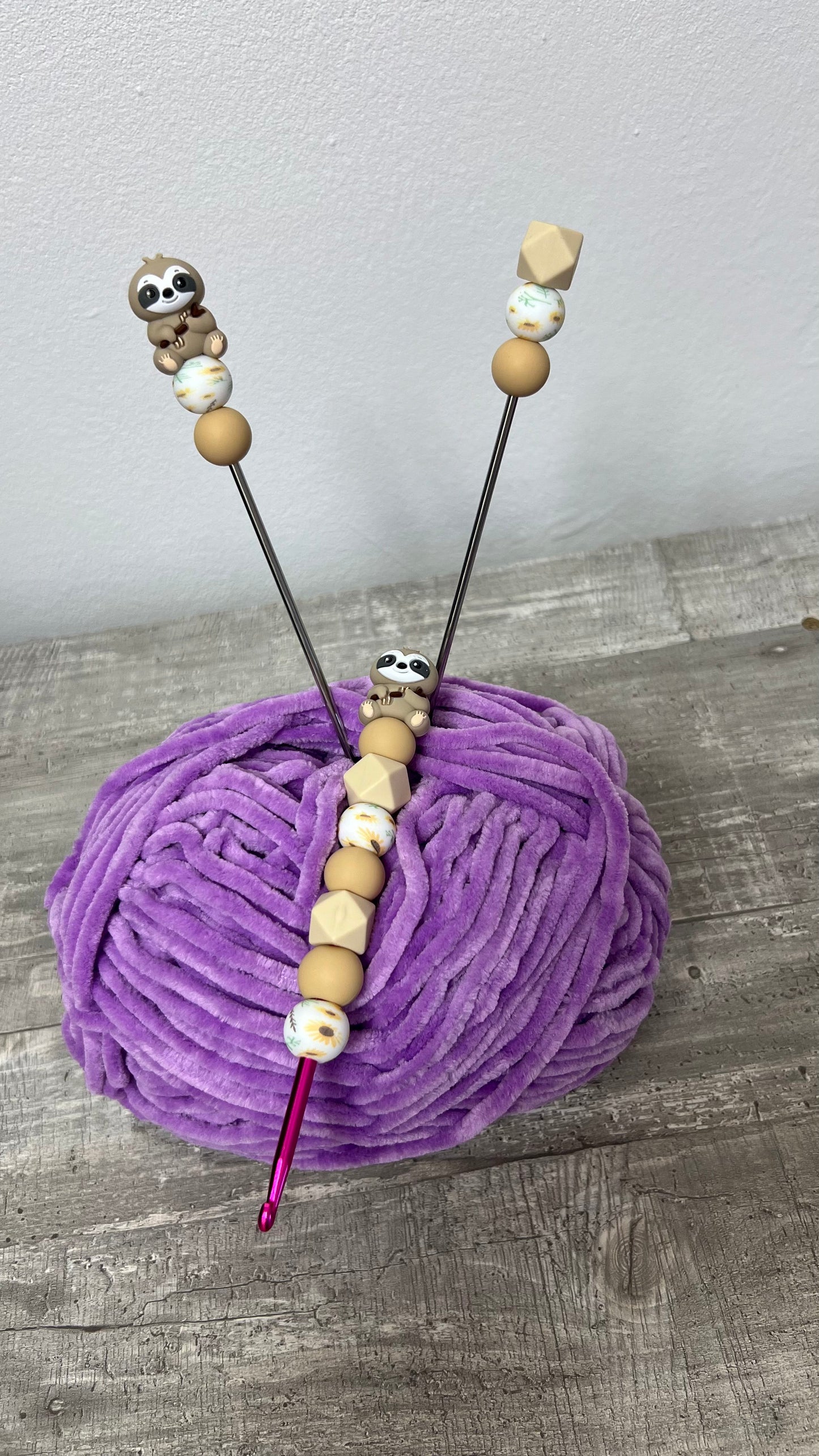 Set Häkelnadel und Amigurumi Sticks