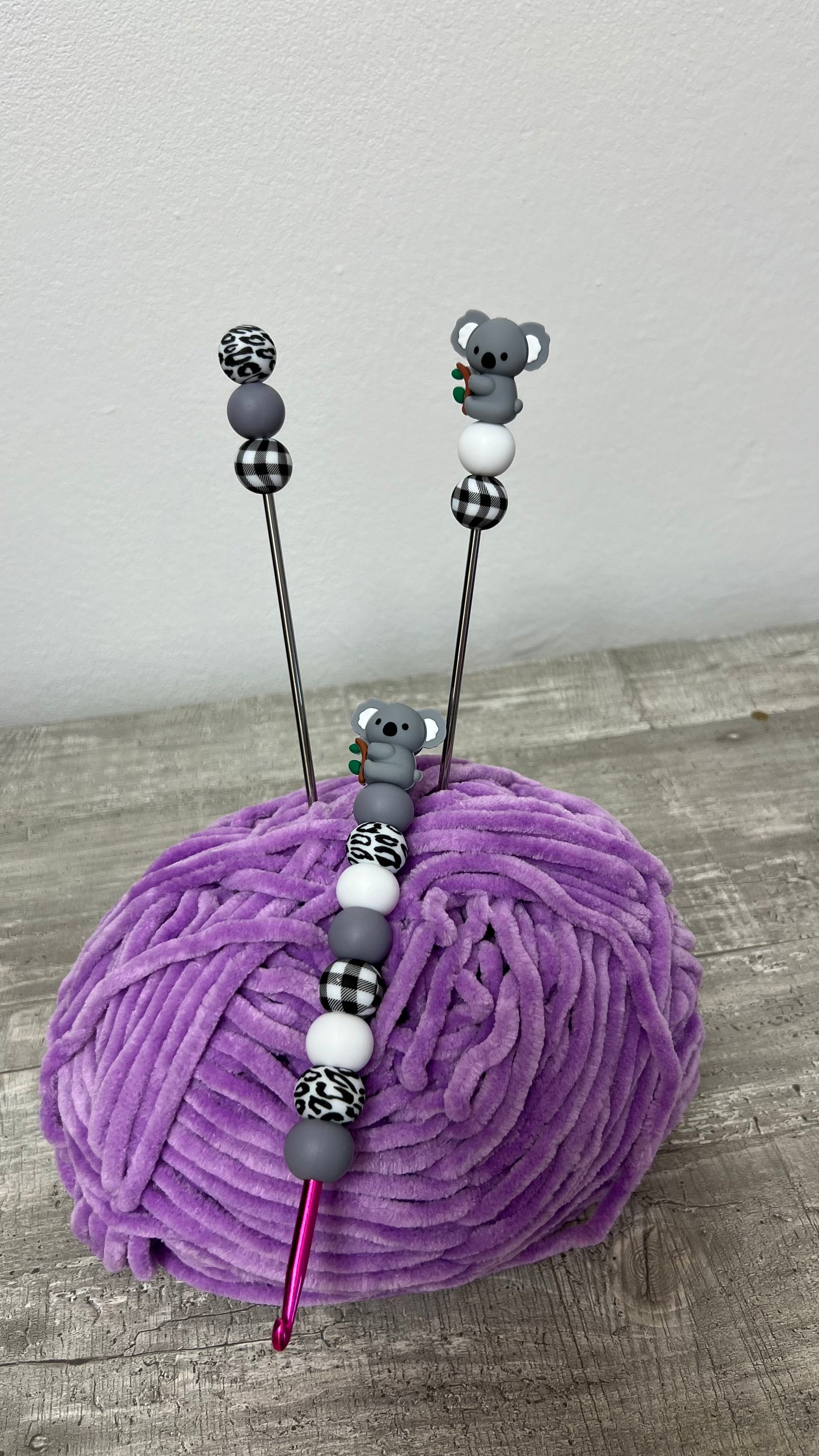 Set Häkelnadel und Amigurumi Sticks