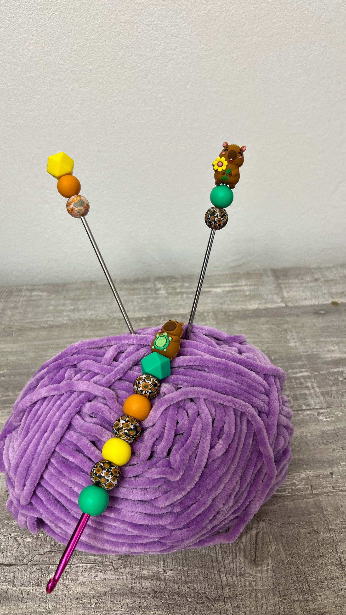 Set Häkelnadel und Amigurumi Sticks