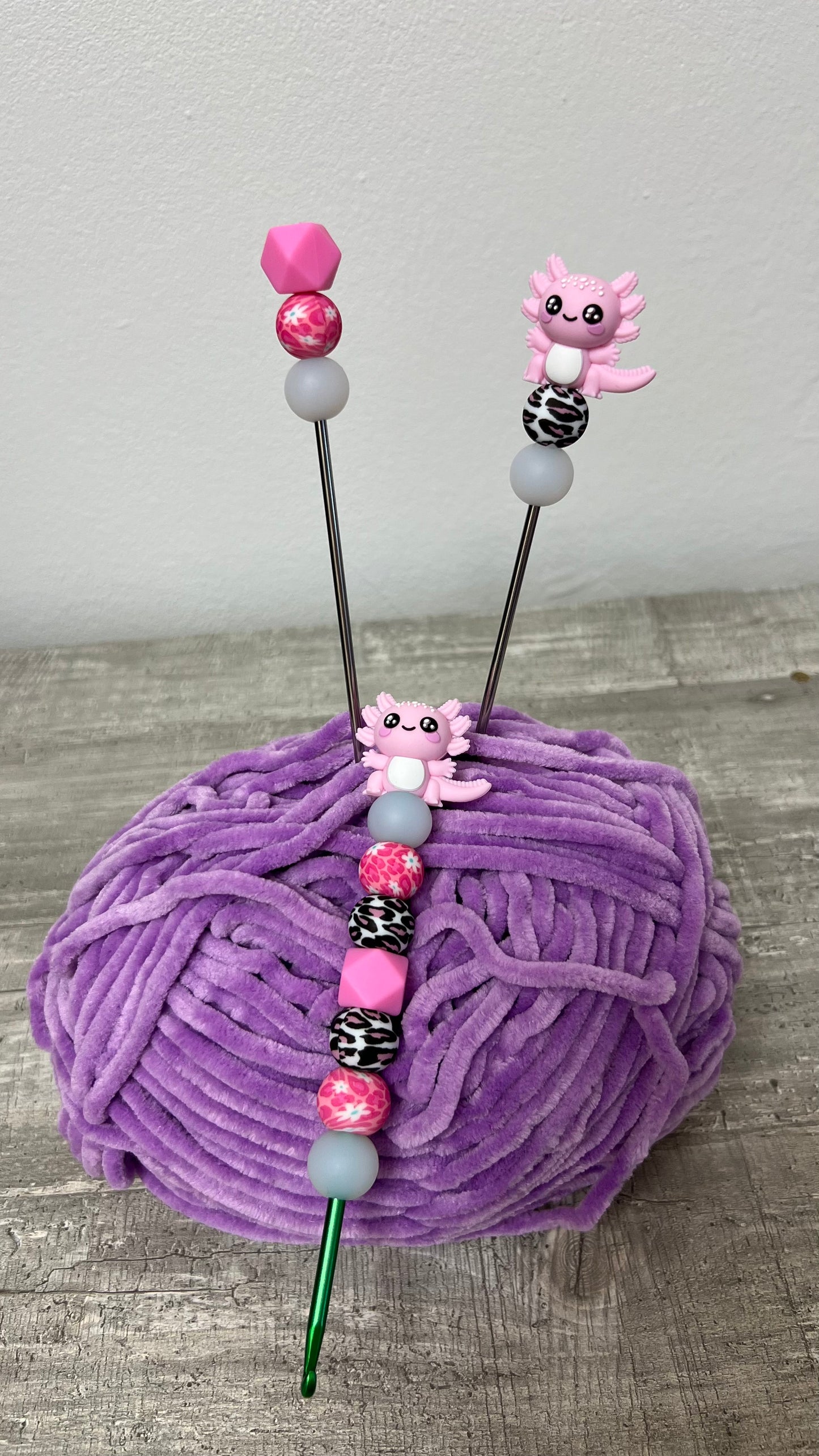 Set Häkelnadel und Amigurumi Sticks